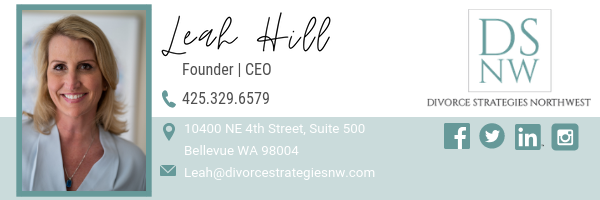 Leah Hill Email Signature | Divorce Strategies NW