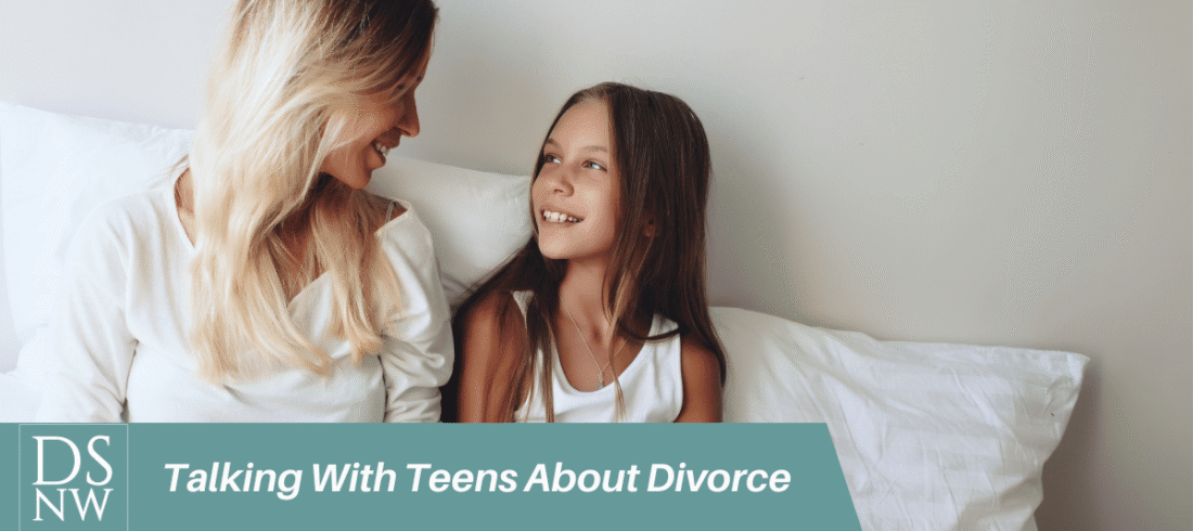 Talking To Teens About Divorce