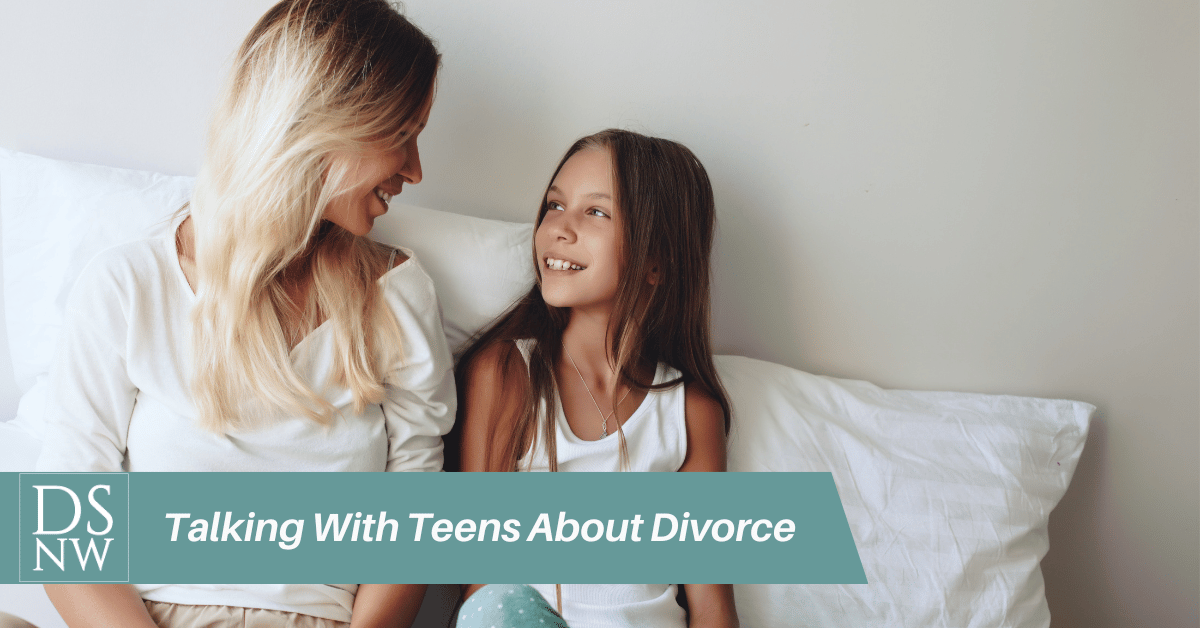Talking To Teens About Divorce
